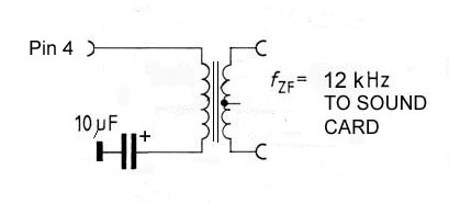 The schematic diagram for the 12 kHz IF output