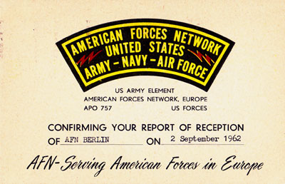 AFN, Berlin (Germany 1962)