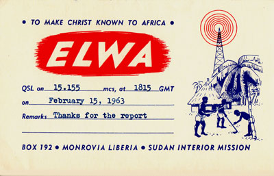ELWA Liberia, 1963
