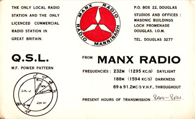 Manx Radio, Isle of Man 1965
