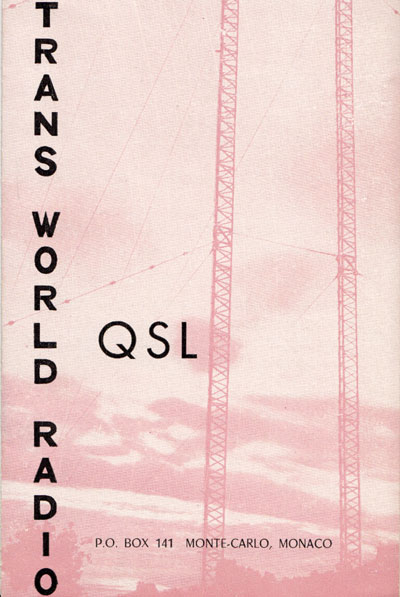 Trans World Radio from Monaco, 1963
