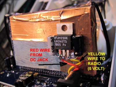 Insert a 7805 voltage regulator to avoid trouble Insert a 7805 voltage regulator to avoid trouble